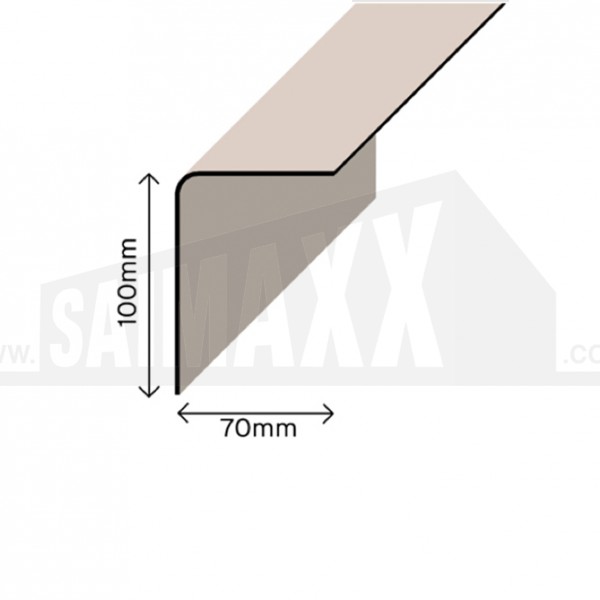 GRP Trim 3m - EXTERNAL Angle (90 Degree Profile) Smooth & Shiny inside finish