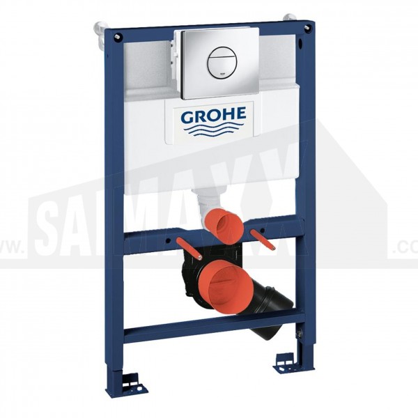 Grohe RAPID SL 3in1 Wall Hung BLUE Frame, Cistern & Flush Plate 0.82m