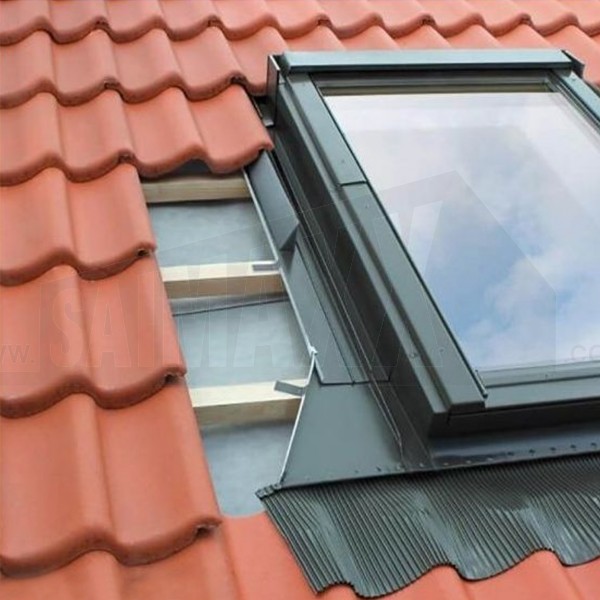 Fakro Profiled Roof Tile Flashing Kit (Upto 90mm) EHN-A 05 78x98cm