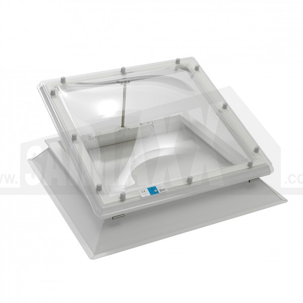 Coxdome Dome Light 900x900mm Trade 150mm Upstand MANUAL CLEAR Double Skin