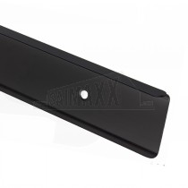 Worktop Aluminium Corner Joint 630mm Long 5-6mm Radius - BLACK 40mm
