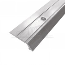 Flooring Trim Vinyl Edge Strip 24mm (Door Bar) SILVER 900mm