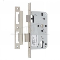 Jedo 72mm Euro Profile Panic / Escape Door Mortice Lock Satin Stainless Steel