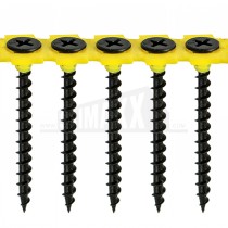JG Collated Coarse Threaded Drywall Screws Black 50mm 1000pc