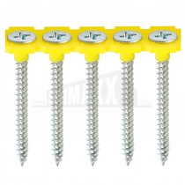 Collated Twin Threaded Drywall Screws Zinc Plated 32mm 1000pc