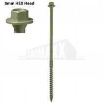 Samac In-Dex Screws HEX head Green Finish