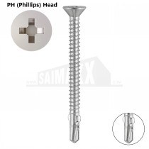 Timco Phillips Recess Wing Tip Self Drilling Screws (For fixing wood to Steel up 5mm thick)