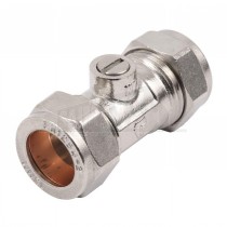 Isolating Valve Chrome Plated