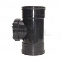 110mm Solvent Black ACCESS Pipe