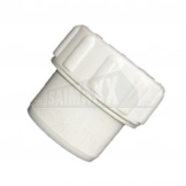 40mm Rodding Access Plug Solvent White Each