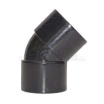 32mm 45 Deg Bend Solvent Black Each