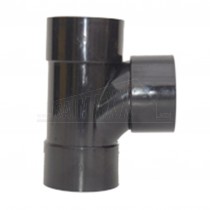 32mm Tee Solvent Black Each