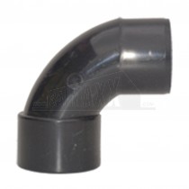 32mm 92.5 deg Male/Female (Street) Bend Solvent Black Each