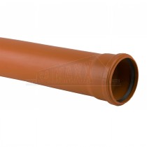 Underground 110mm x 3m Pipe Socketed