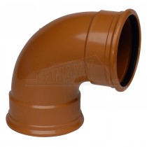 Underground 110mm Bend 90 degree Double Socket