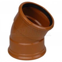 Underground 110mm Bend 45 degree Double Socket