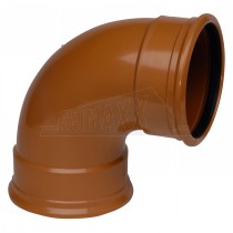 Underground 160mm 90 degree Bend Double Socket