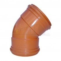 Pipelife Underground 160mm 30 Deg Bend Double Socket