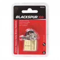 Blackspur 25mm Heavy Duty Brass Padlock
