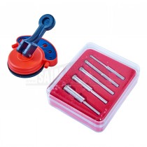 Amtech Diamond Tile Core Drill Kit & Vacuum Base Drill Guide Kit