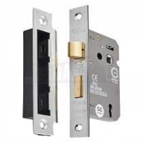 Eclipse 63mm (2.5") 3 Lever Reversible KEYED Sashlock NP Chromed Finish