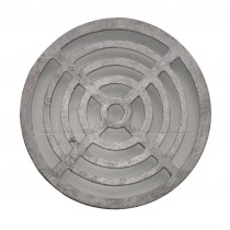 Round Alloy Metal Gully Grid 175mm (Fits Most Bottle Gullies) 19mm Deep