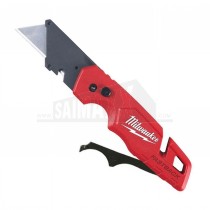Milwaukee FastBack Folding ( Press & Flip™ ) Utility Knife with Blade Storage