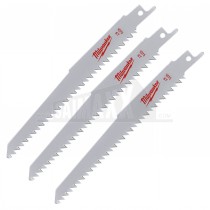 Milwaukee 150mm HCS Reciprocating Saw Blades 3pk