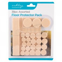 Ashley 38pc Assorted Floor Protector Pack (Self Adhesive)