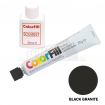 ColorFill Worktop Joint Sealant 25g & Solvent 20ml BLACK GRANITE CF145