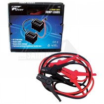 Blackspur 8' foot Jump Leads with Heavy Duty Clamps