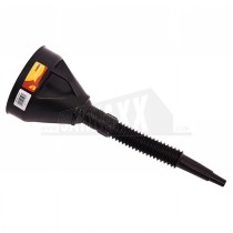 Amtech 14cm Plastic Funnel (with flexible-detachable spout)