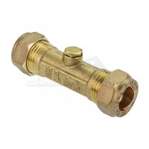 Compression Double Check Valve 15mm DZR