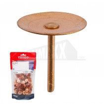 Copper Disc ( Roofing ) Rivets 20mm x 1.5mm - 250pc pack