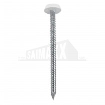 Plastic Headed Fascia & Soffit PINS 250pc 40mm WHITE