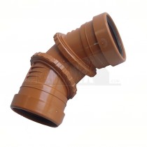 Underground 0-90deg 110mm Adjustable Bend Double Socket