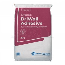 British Gypsum Gyproc DriWall Adhesive 25kg Bag Plasterboard Bonding Compound