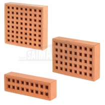 Terracotta RED Clay Airbrick Square Hole Smooth Face