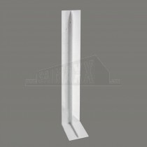 WHITE uPVC Fascia & Soffit INLINE STRAIGHT JOINER 300mm Long