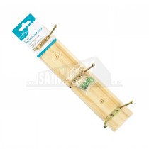Blackspur 3 Hook Hat And Coat Rack Pine