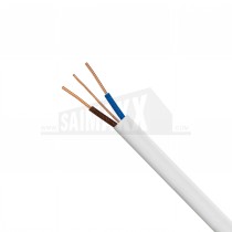 White 2.5mm x 100m 6242BH < LSZH > Cable Roll (2 Core + Earth) Low Smoke Zero Ha