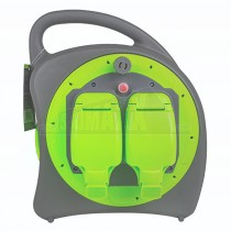 Status 20m 13 amp with 2 IP54 Weatherproof Sockets Extension Reel