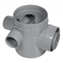 McAlpine Shower Floor Gully with 1.5" & 2" Outlets MD100