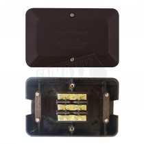 60 Amp 3 Terminals BROWN Rectangular  Junction Box