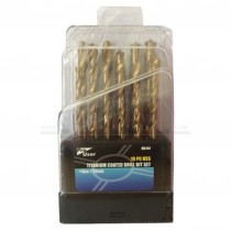 ProUser 19pc HSS Titanium Coated Drill Bit Set (1 - 10mm)