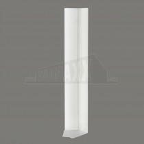 WHITE uPVC Fascia & Soffit Joint EXTERNAL CORNER  300mm Long