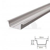 Metal Furring TOPHAT FURRING Channel 3.6m (Fix Boards to these)