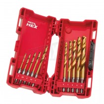 Milwaukee ShockWave HSS-G Ground Drill Bit Set 10pc