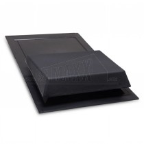 Hooded Tile Ventilator for Black Roof Slates 600 x 300mm UNIVERSAL