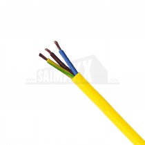 YELLOW Arctic Flexible 3 Core Cable 3183A - 1.5mm x 50m ROLL